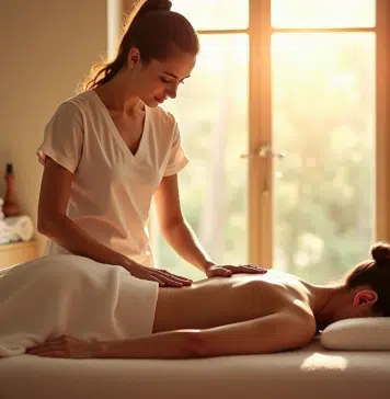 Massage de relaxation : quel type choisir pour un moment de détente ? Salle de spa paisible avec massage relaxant et décor apaisant